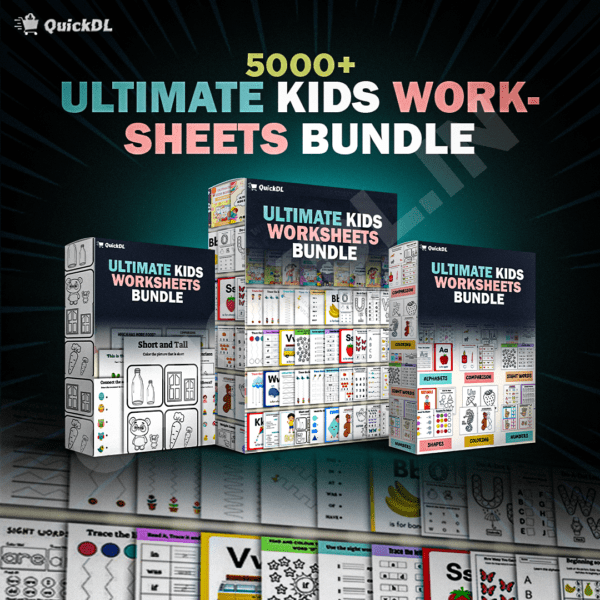 Kids Worksheet bundle